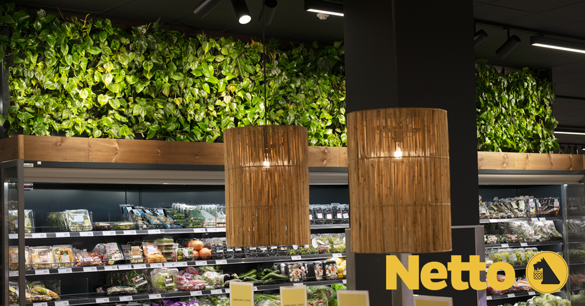 Biggest chain in Denmark – now with 7 green walls